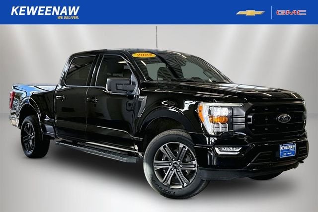 2023 Ford F-150 XL in Black — front three-quarter view