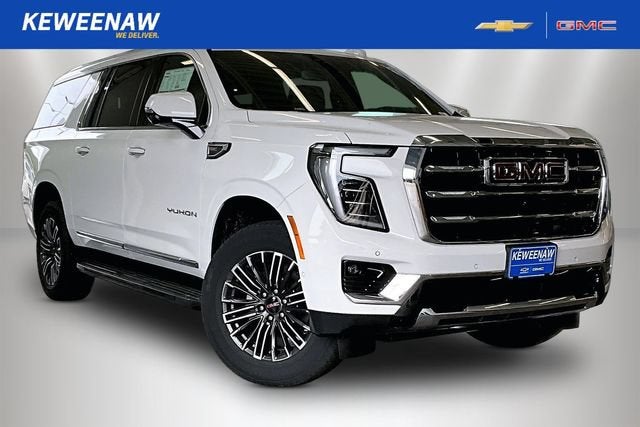 2026 GMC Yukon XL Elevation in Summit White — front three-quarter view
