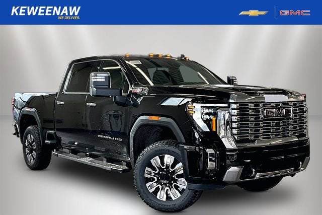 2026 GMC Sierra 2500 HD Denali in Onyx Black — front three-quarter view