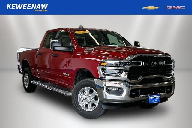 2026 RAM 2500 Big Horn in Red — front three-quarter view