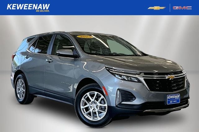 2024 Chevrolet Equinox LT in Sterling Gray Metallic — front three-quarter view