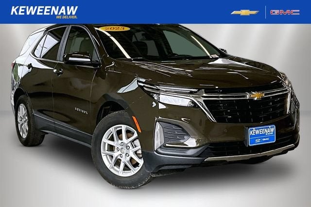 2023 Chevrolet Equinox LT in Harvest Bronze Metallic — front three-quarter view