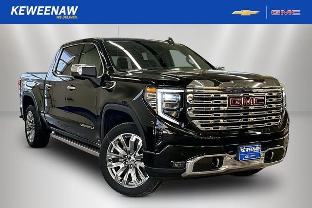 2026 GMC Sierra 1500 Denali in Onyx Black — front three-quarter view