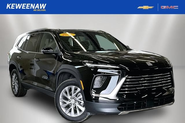 2026 Buick Enclave Preferred in Ebony Twilight Metallic — front three-quarter view